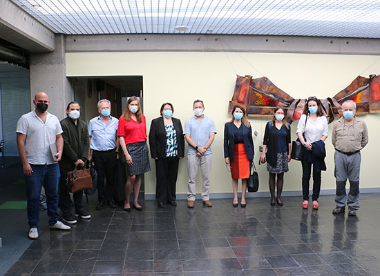 Delegación Inria visita el CMM