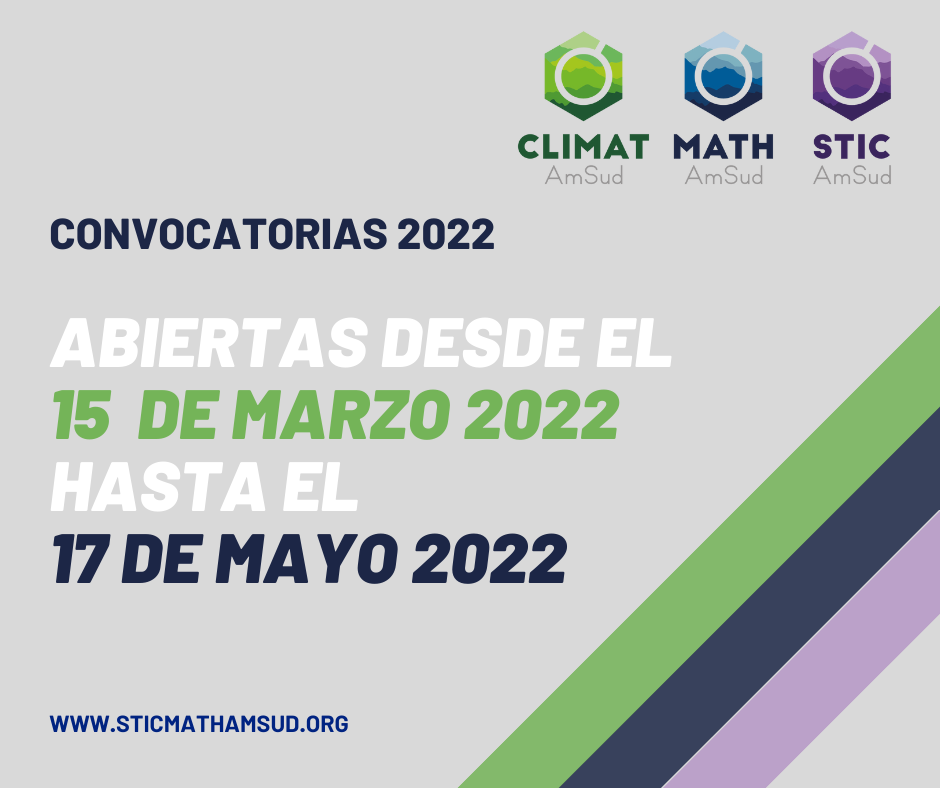 Convocatorias AmSud 2022