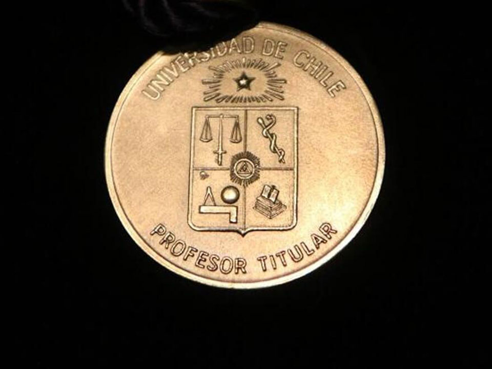 Medalla Profesor Titular Universidad de Chile