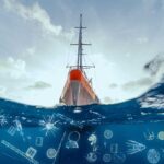 Goleta Tara y el plancton (composición fotográfica)