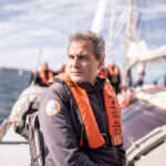 Alejandro Maass a bordo de la goleta científica Tara