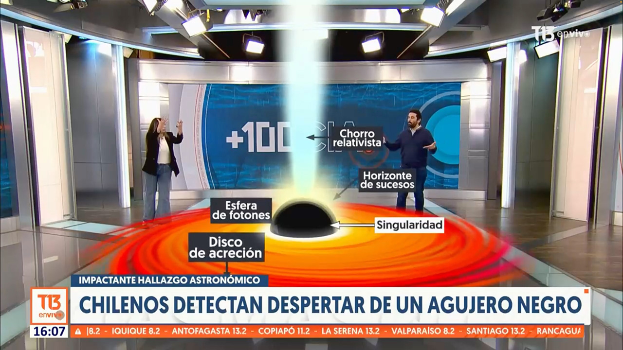 Francisco Förster entrevistado en T13.