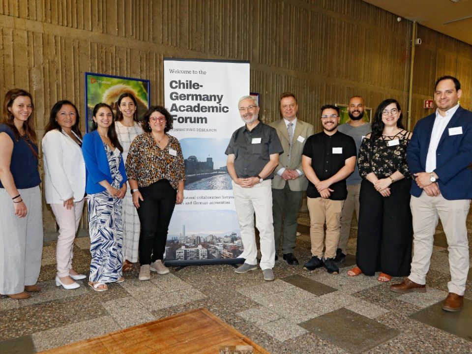 Delegación de la UdeC en Foro Académico Chile-Alemania